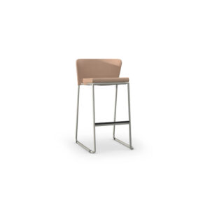 DIMANAMANA SHELL Bar Chair (Velour)